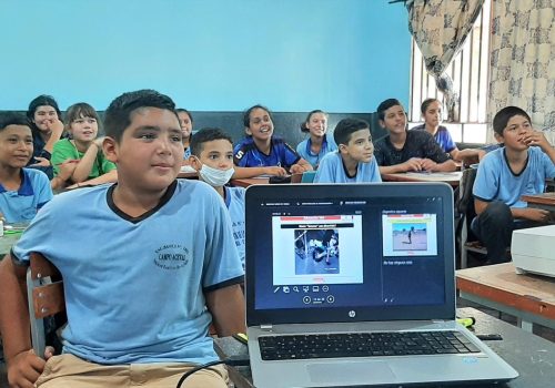 Roggio en la Comunidad, Escuela San Juan Bautista, Campo Aceval, marzo de 2022 (1)